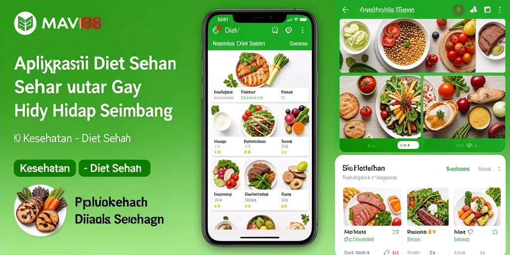 Antarmuka AMAVI88 yang menarik untuk diet sehat.