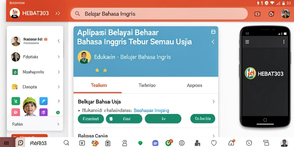 Tampilan antarmuka HEBAT303 yang menarik dan mudah digunakan.