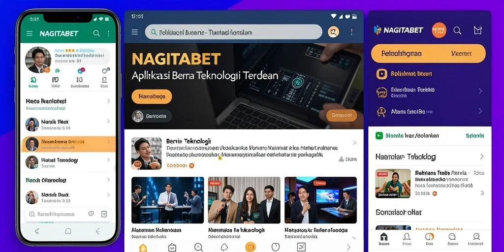 Screenshot utama menunjukkan antarmuka NAGITABET yang menarik dan fungsional.