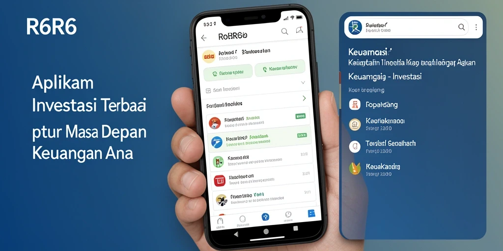 Tampilan antarmuka R6R6 yang ramah pengguna untuk investasi.