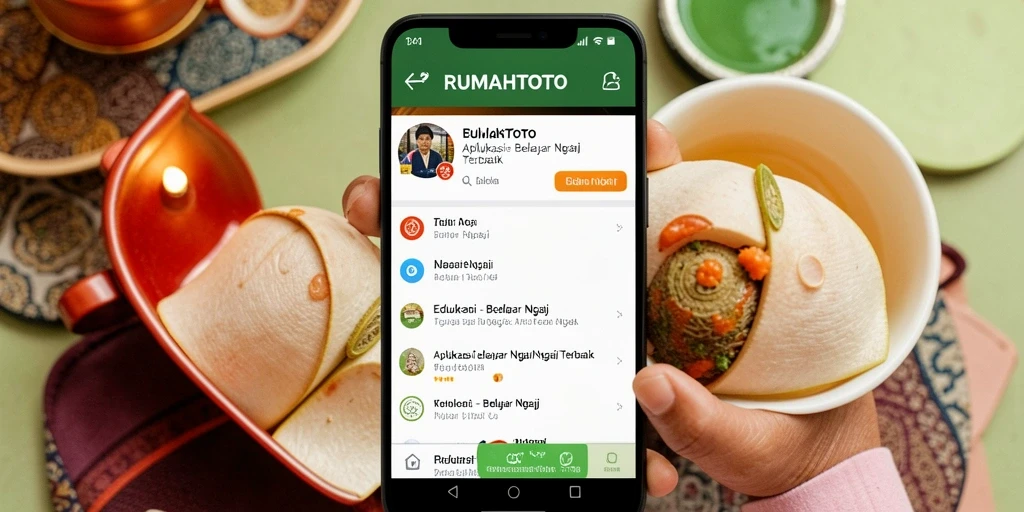 Tampilan antarmuka RUMAHTOTO yang sederhana dan menarik.